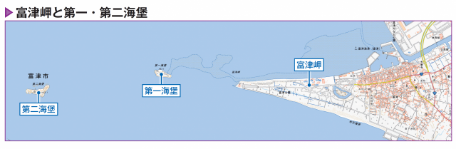第一・第二海堡は明治期につくられた東京湾を守る東京湾要塞の一部