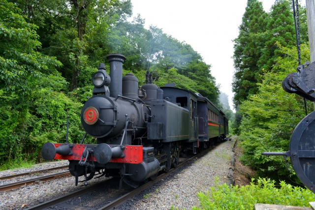 博物館明治村を走るもう1両のSL・蒸気機関車9号