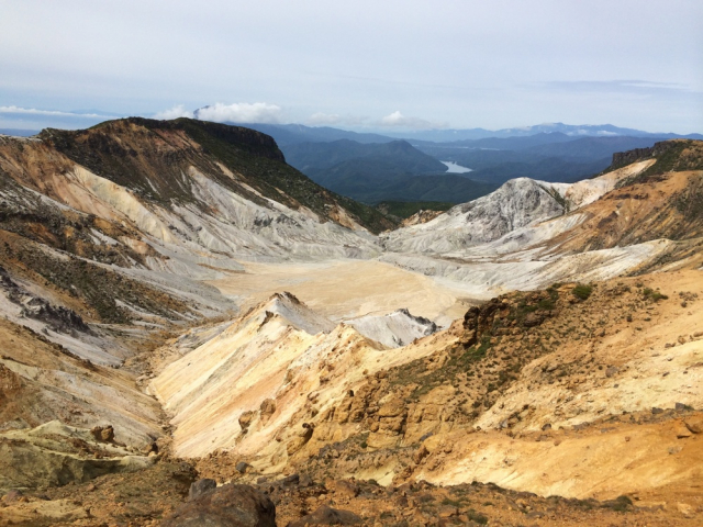 福島県中通りの地形①:安達太良山