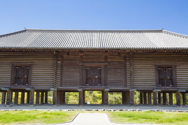 宝物の保存に適した正倉院