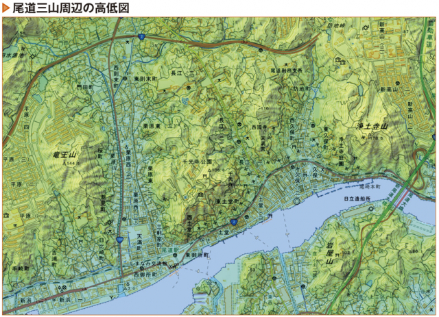 尾道の歴史は移動を余儀なくされた人々によって坂の町となった
