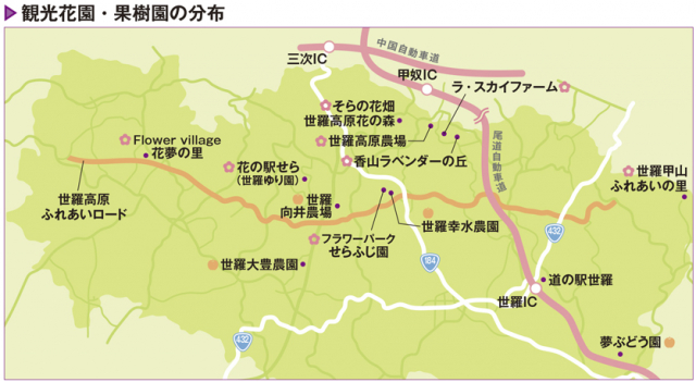 世羅町と観光農園の歴史