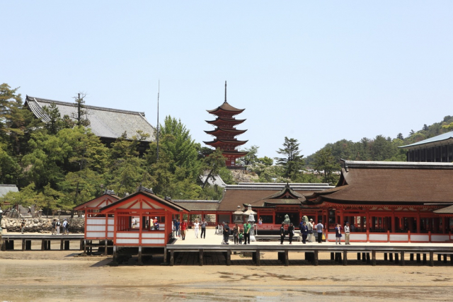 広島県の地形②:厳島(いつくしま)