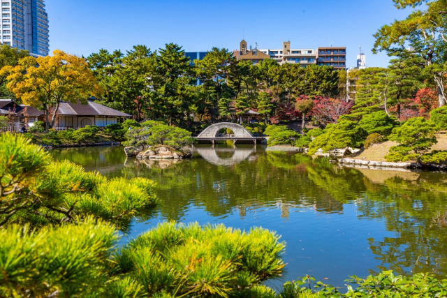 上田宗箇と縮景園
