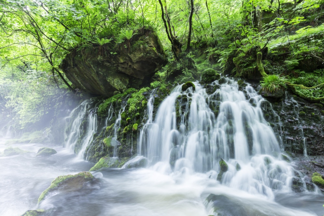 にかほエリアのジオマップ