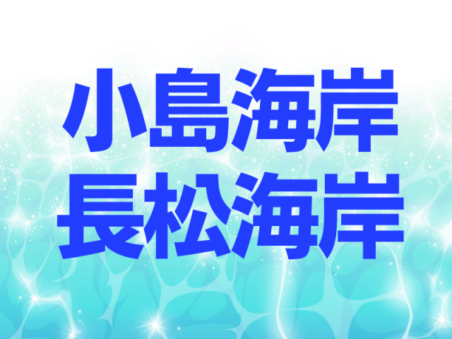 小島海岸と長松海岸は大阪府で2か所のみ残っている自然海浜。開発で失われ、残っているのはわずか1%~